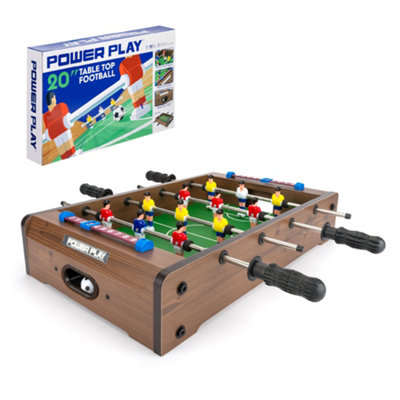 Power Play Table Top Football Game, Wooden Outdoor Indoor Game for Kids ...