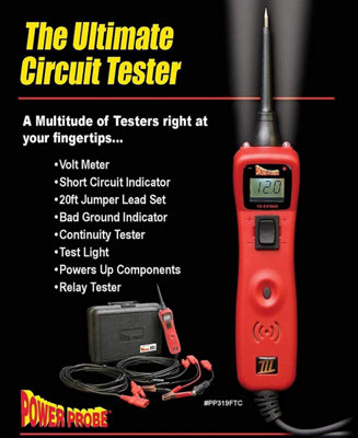 Power Probe Automotive Power Probe Red Version Support  In Case