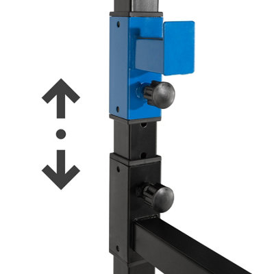 Power Rack - pull-up double bar, dip station, barbell racks and safety ...