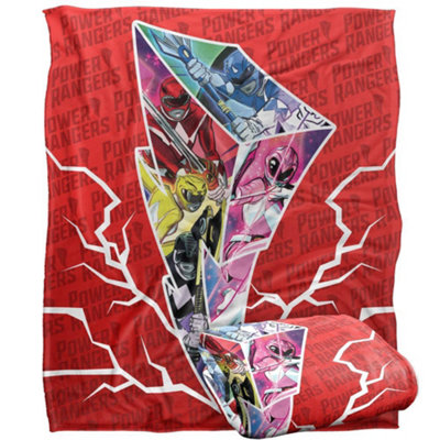 Power Rangers Lightning Bolt Blanket Multicoloured (One Size)