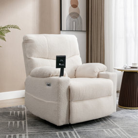 Power Recliner Chair with Storage Pockets and Cup Holder