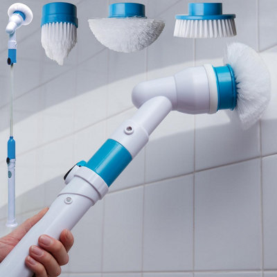 Elektrische Reinigungsbürste – Kabellos, Wasserdicht Mit 5 Aufsätzen & LED-Anzeige