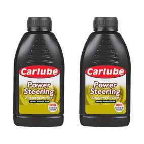 Power Steering Hydraulic Fluid & Lubricant Suitable Most Applications 500ml x2