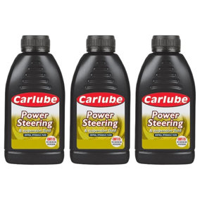 Power Steering Hydraulic Fluid & Lubricant Suitable Most Applications 500ml x3