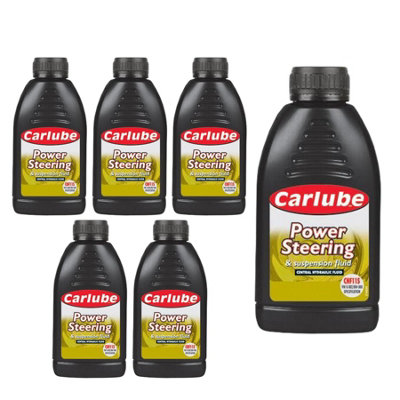 Power Steering Hydraulic Fluid & Lubricant Suitable Most Applications 500ml x6