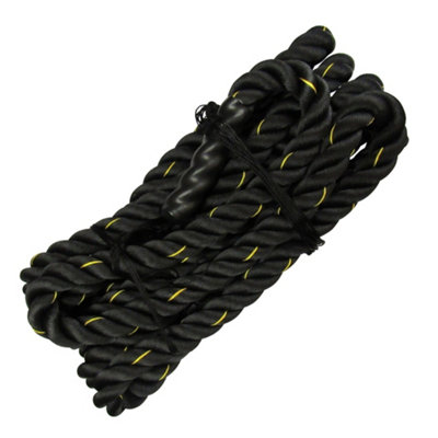 Power Training Battle Rope 9M 50MM Gym Exercise Fitness Conditioning DIY at B Q
