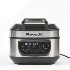 Power XL Grill Air Fryer Combo, Silver