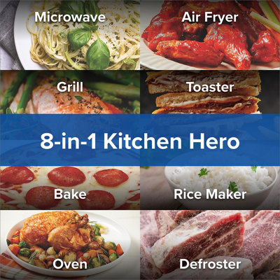 Powerxl microwave deals air fryer specs