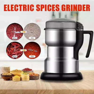 Powerful 400W Electric Multi-Grinder for Coffee Beans, Spices, Nuts ...