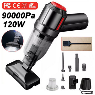 Powerful Car Vacuum Cleaner Wet/Dry Cordless Strong Suction Handheld Cleaning