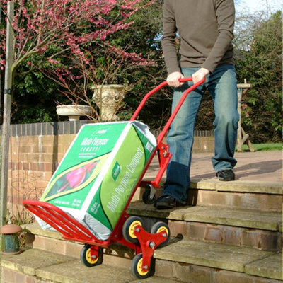 Powertek Multi Function Three Wheeled Tri Truck, Trolley Truck and Sack Truck for Garden or Indoor Use