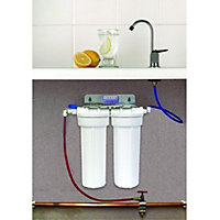 Pozzani No10 Twin Fluoride Removal and General Purpose Water Filter System
