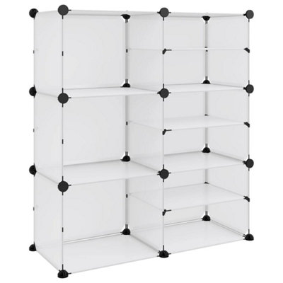 Practical Shoe Rack Transparent 84x31.5x93 cm PP