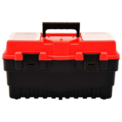 Practical Tool Box Plastic 462x256x242 mm Red