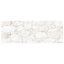 Prairie White Split Faced Stone Effect Porcelain Tile - Pack of 40, 11.39m² - (L)890x(W)320
