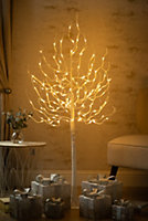 Pre-Lit Artificial Christmas Pine  LED Tree - White