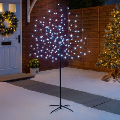 Pre Lit Christmas Tree Cherry Blossom Light LED Indoor Outdoor