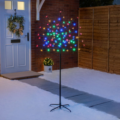 Pre Lit Christmas Tree Cherry Blossom Light LED Indoor Outdoor