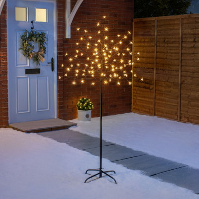Pre Lit Christmas Tree Cherry Blossom Light LED Indoor Outdoor