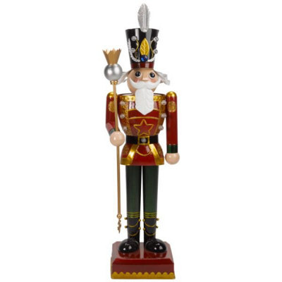 Pre-Lit LED Nutcracker Christmas Ornament
