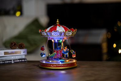 Pre-Lit Musical Carousel Ornament