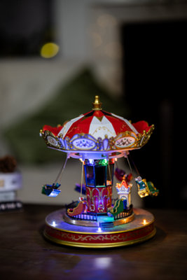 Pre-Lit Musical Carousel Ornament