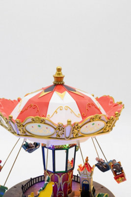 Pre-Lit Musical Carousel Ornament - 4