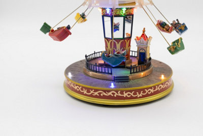 Pre-Lit Musical Carousel Ornament - 5