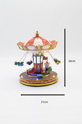 Pre-Lit Musical Carousel Ornament - 6