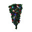 Pre Lit Red Berry Pine Cone Christmas Swag Christmas Decoration Xmas Ornament for Front Door Living Home