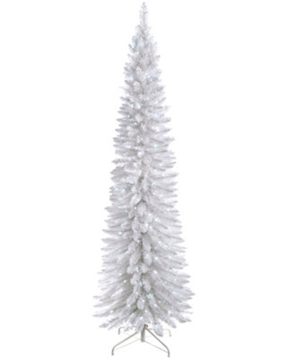 White Pencil Christmas Treesnull