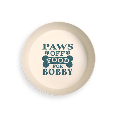 Pre-personalised Dog Bowl Featuring Popular Names, Breeds and Captions ...
