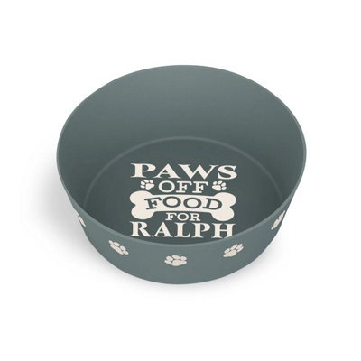 Pre-personalised Dog Bowl Featuring Popular Names, Breeds and Captions ...