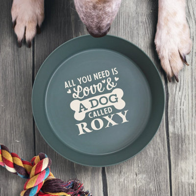 Pre-personalised Dog Bowl Featuring Popular Names, Breeds and Captions ...
