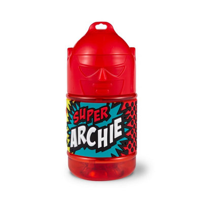 Pre-personalised Kid's Superhero Drinks Bottle - Archie - Choose From ...
