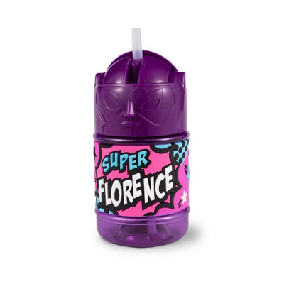 Pre-personalised Kid's Superhero Drinks Bottle - Florence - Choose From ...