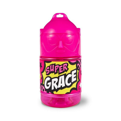 Pre-personalised Kid's Superhero Drinks Bottle - Grace - Choose From ...