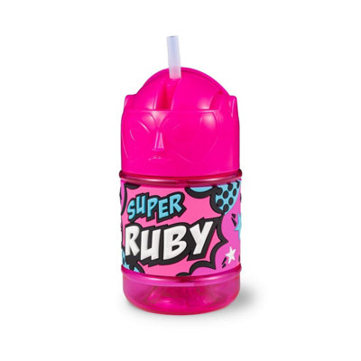 Pre-personalised Kid's Superhero Drinks Bottle - Ruby - Choose From ...
