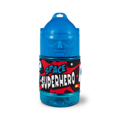 Pre-personalised Kid's Superhero Drinks Bottle - Space Superhero ...