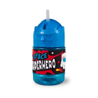 Pre-personalised Kid's Superhero Drinks Bottle - Space Superhero ...