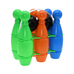 Pre-Sport Plastic Outdoor Bowling Set Multicoloured (One Size)