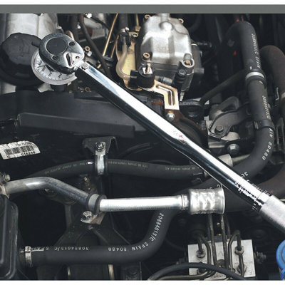 Precision Micrometer Torque Wrench with 1/2 Inch Drive and Flip Reverse Mechanism