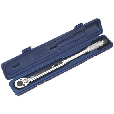 Precision Micrometer Torque Wrench with 1/2 Inch Drive and Flip Reverse Mechanism