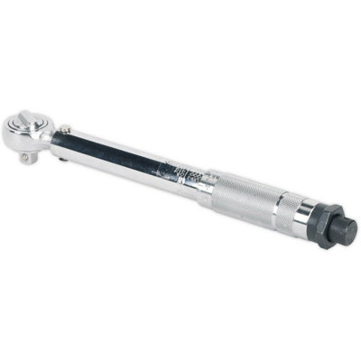 Precision Micrometer Torque Wrench with Flip Reverse Ratchet - 3/8 Inch Drive