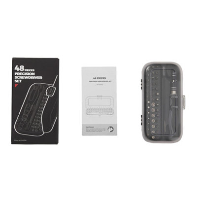 Precision Screwdriver Set 48 in 1 Small Screwdriver Set with 41 Precision Bits Micro Screwdrive Set