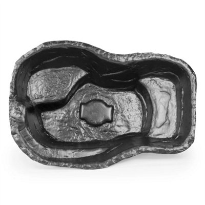PREFORMED POND NAPLES MOULDED PLASTIC LINER GARDEN 120 LITRE FISH NATURE