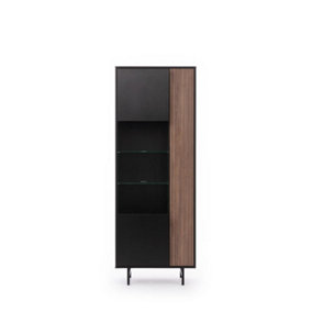 Preggio Tall Display Cabinet - Elegance & Functionality Combined - W700mm x H1900mm x D410mm