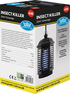 Prem-I-Air 4W Hanging Ceiling Mounted Insect Killer