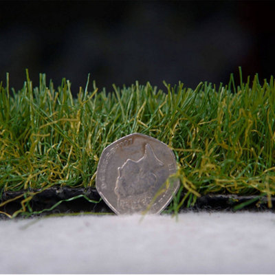 Premership 40mm Artificial Grass, Premium Outdoor Artificial Grass, Pet-Friendly Fake Grass-1m(3'3") X 4m(13'1")-4m²