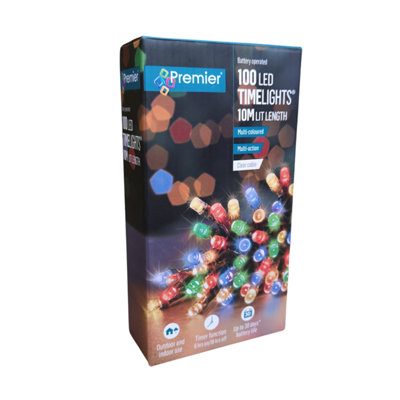 Premier - 100 LED Multi Action Battery Operated TIMELIGHTS™ - Multi ...